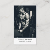 Moderne persoonlijke geschiktheid voor trainers QR Visitekaartje (Voorkant)