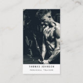 Moderne persoonlijke geschiktheid voor trainers QR Visitekaartje (Voorkant)