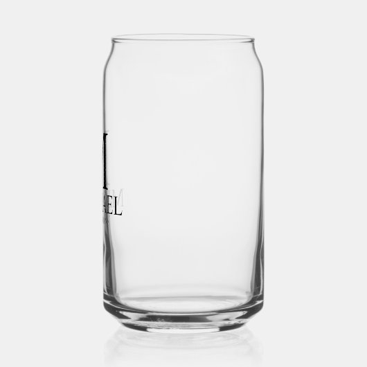 Moderne persoonlijke Groomsman Blikvorm Glas (Links)