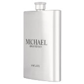 Moderne persoonlijke Groomsman Heupfles (Links)