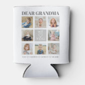 Moderne persoonlijke grootmoeder we houden van je  blikjeskoeler (Voorkant)