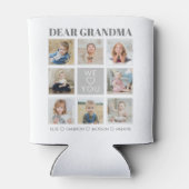 Moderne persoonlijke grootmoeder we houden van je  blikjeskoeler (Achterkant)