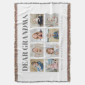 Moderne persoonlijke grootmoeder we houden van je deken (Voorkant Verticaal)