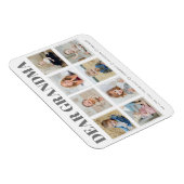 Moderne persoonlijke grootmoeder we houden van je magneet (Rechterzijde)