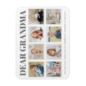 Moderne persoonlijke grootmoeder we houden van je magneet (Verticaal)