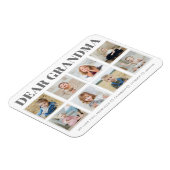 Moderne persoonlijke grootmoeder we houden van je magneet (Linkerzijde)