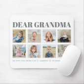 Moderne persoonlijke grootmoeder we houden van je  muismat (Met muis)