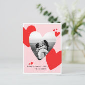Moderne persoonlijke Happy Valentijnsdag foto Feestdagenkaart (Staand voorkant)