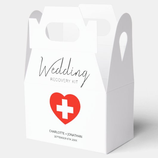 Moderne persoonlijke herstelkit bedankdoosjes (Geopend)