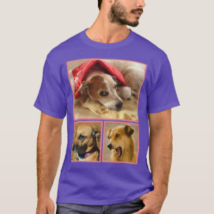Moderne persoonlijke Hondenliefhebber foto-inklage T-shirt