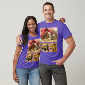 Moderne persoonlijke Hondenliefhebber foto-inklage T-shirt (Unisex)