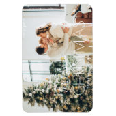 Moderne persoonlijke kerstvakantiefamilie magneet (Verticaal)