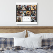 Moderne persoonlijke liefde Je moeder 8 Foto colla Canvas Afdruk (Insitu (Slaapkamer))