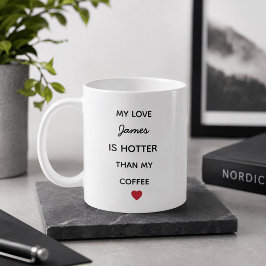 Moderne Persoonlijke Liefdeskoffiemok Koffiemok