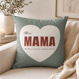 Moderne Persoonlijke Mama Hart Kussenhoes Kussen