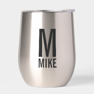 Moderne persoonlijke monogram en naam