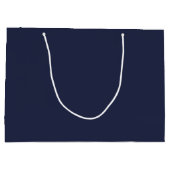 Moderne persoonlijke monogram en naam groot cadeauzakje (Achterkant)