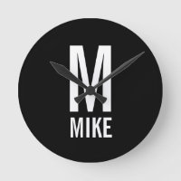 Moderne persoonlijke monogram en naam