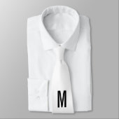 Moderne persoonlijke monogram en naam stropdas (Gebonden)