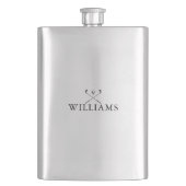 Moderne persoonlijke naam Golf Clubs Flacon (Voorkant)