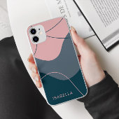 Moderne persoonlijke naam iPhone hoesje