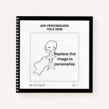 Moderne Persoonlijke Naam Monogram Kinderen Kunst