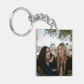 Moderne persoonlijke offerte voor beste vriendenkr sleutelhanger (Voorkant Links)