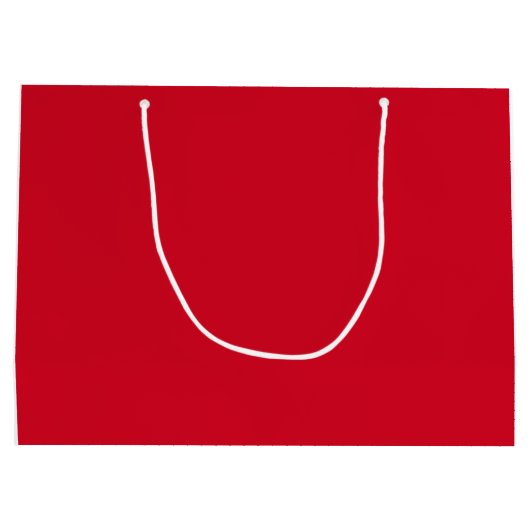 Moderne persoonlijke rode Valentijnsdag Groot Cadeauzakje (Achterkant)