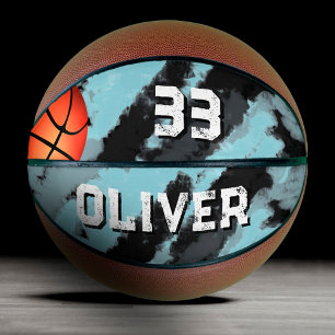 Moderne Persoonlijke Speler Naam & Nummer Aandenke Basketbal
