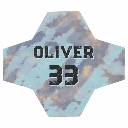 Moderne Persoonlijke Speler Naam & Nummer Aandenke Voetbal (Enkel)