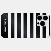 Moderne persoonlijke stripper Black en White Case-Mate iPhone Case (Achterkant (horizontaal))