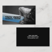 Moderne persoonlijke trainer, fitness visitekaartje (Voorkant / Achterkant)