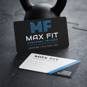Moderne Persoonlijke Trainer   Fitnesscoach Visitekaartje