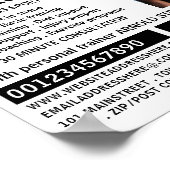 Moderne, persoonlijke trainer, Gym Adverteren Poster (Hoek)