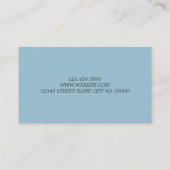 Moderne persoonlijke trainer ontwerper visitekaartje (Achterkant)