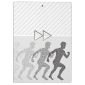 Moderne persoonlijke trainer voor professionals klembord (Achterkant)