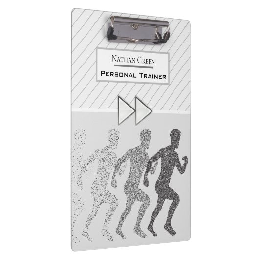 Moderne persoonlijke trainer voor professionals klembord (Rechts)