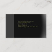 Moderne persoonlijke training Visitekaartje voor f (Achterkant)