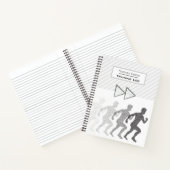 Moderne, persoonlijke trainingslogboeken voor het  notitieboek (Binnen)