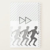 Moderne, persoonlijke trainingslogboeken voor het planner (Achterkant)