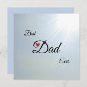 Moderne persoonlijke Vaderdag (Voorkant / Achterkant)