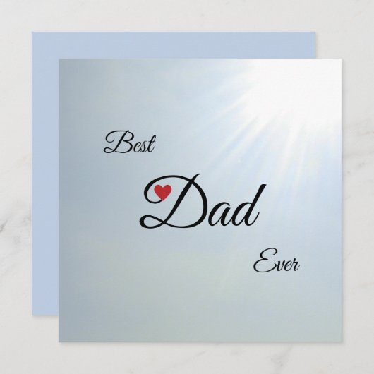 Moderne persoonlijke Vaderdag (Voorkant / Achterkant)