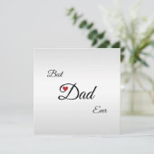 Moderne persoonlijke Vaderdag (Staand voorkant)