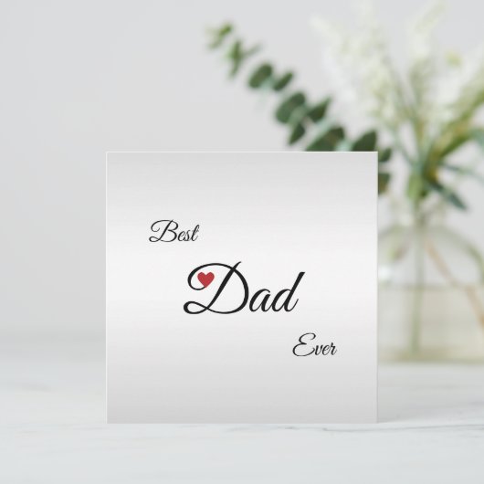 Moderne persoonlijke Vaderdag (Staand voorkant)