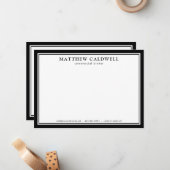 Moderne, persoonlijke verhalen — Eenvoudig Notitiekaartje (Voorkant / Achterkant in situ)