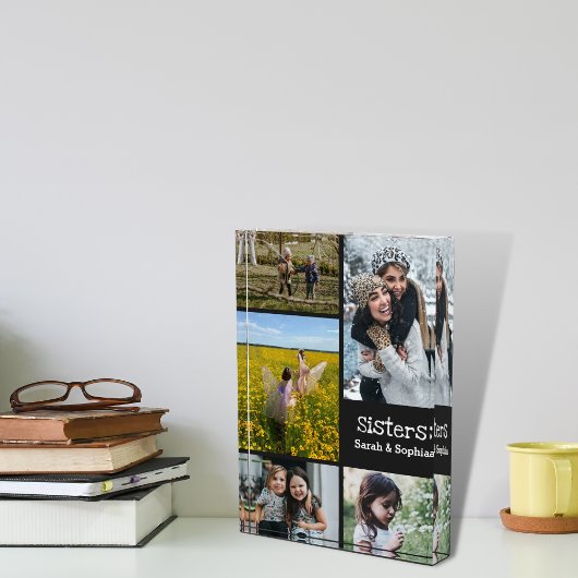 Moderne persoonlijke zussen 5 Foto-collage Fotoblokken
