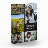 Moderne persoonlijke zussen 5 Foto-collage Fotoblokken (Links)