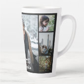 Moderne persoonlijke zussen 7 Foto-collage Latte Mok (Rechts)