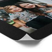 Moderne persoonlijke zussen 7 Foto-collage Poster (Hoek)