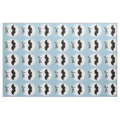 Moderne persoonlijke zwarte snor stof (Fat Quarter)